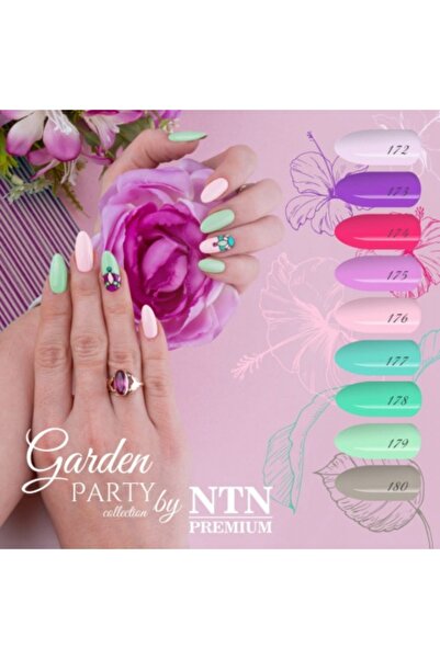 NTN PREMIUM Semi-permanent nail polish TPO free 177 Garden Party Collection