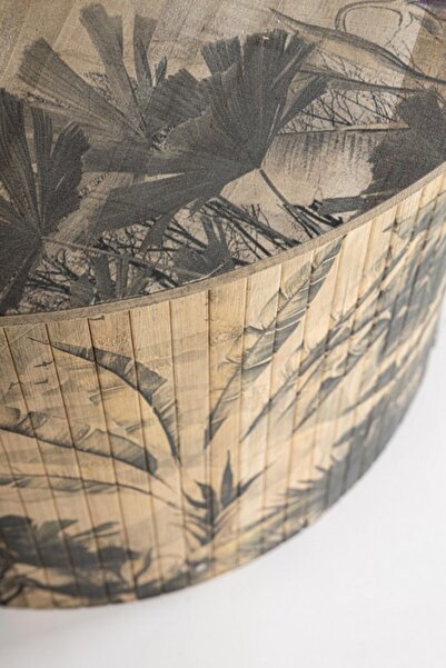 Bizzotto Narika bamboo side table 58x40 cm