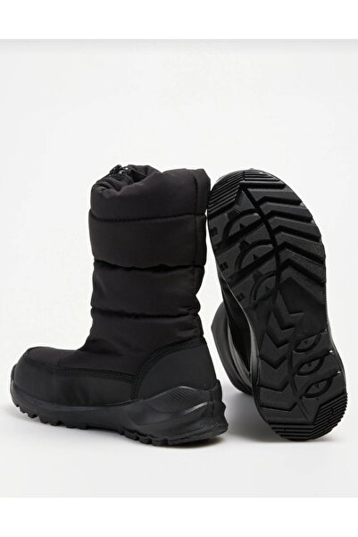 Murat Kundura Unisex children's fur-lined non-slip waterproof snow boot