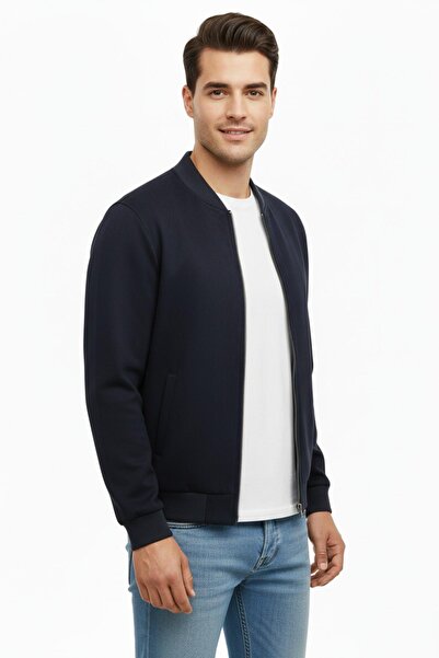 DYNAMO Men's Regular Fit Transitional Hakim Collar Suede Sports Coat Bgl-St05014