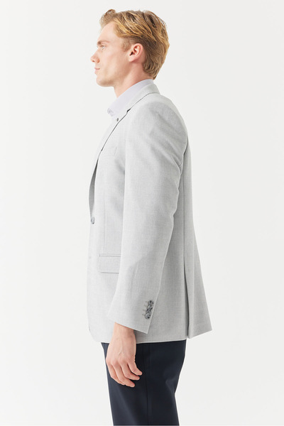 PAULMARK Ανδρικό μονόχρωμο μπουφάν με γιακά