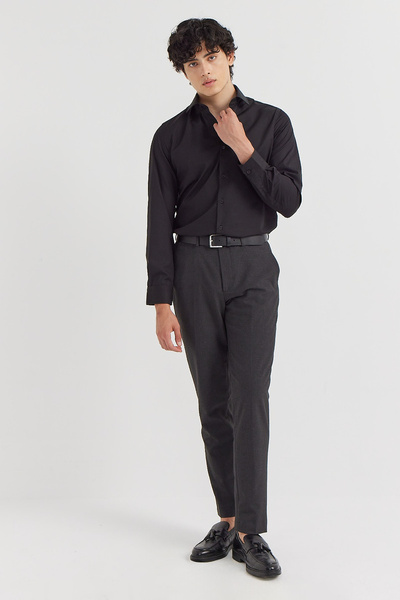 PAULMARK Ανδρικό υφασμάτινο παντελόνι Slim Fit