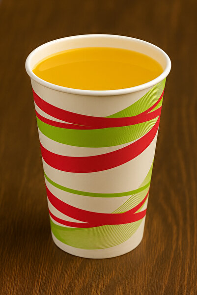 Özkan Ambalaj Temizlik 100 Pieces 12 oz 355 ml Hot Cold Beverage Cup Soft Drink Cup Coffee Cup