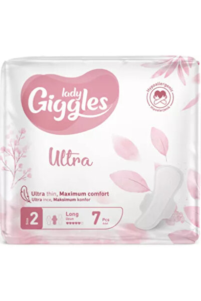 giggles Ultra absorbents, long, size 2, 5 drops, 7 pcs, Lady