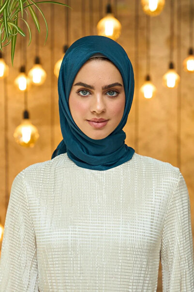 İpekhan Μαντήλι με απλό σχέδιο Voile Μαντήλι από μετάξι Voile σε γκρι χρώμα