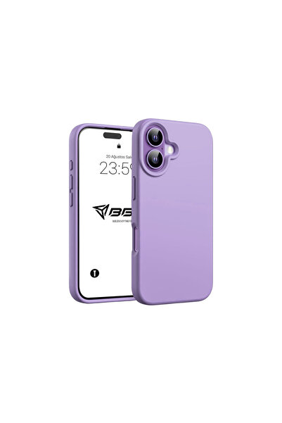 BABİLDEN iPhone 16Plus Kılıf İnce Sıvı Silikon 3 Katmanlı Tam Kaplamalı Yumuş...