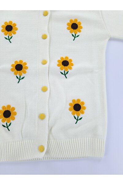 Butik Mother Daughter Matching Knitted Vest Cardigan with Strawberry and Daisy (Sold Separately)