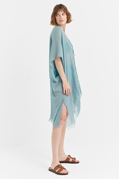 PAULMARK Women's Front Tie Tulle Pareo