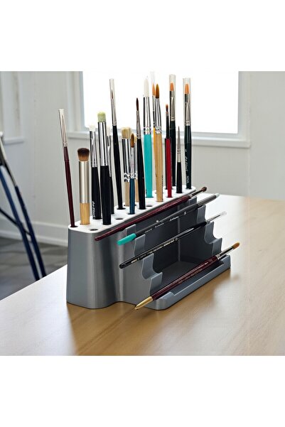 Fremmed Store منظم فرشاة الطلاء ووعاء الماء