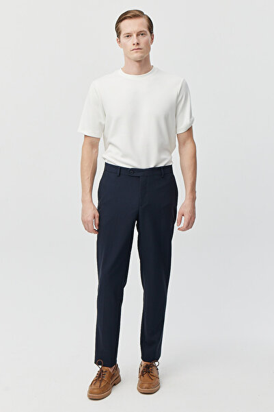 PAULMARK Pantaloni clasici din stofă slim fit pentru bărbați