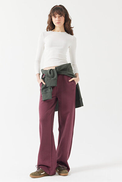 PAULMARK بنطلون رياضي نسائي أساسي بخصر مطاطي