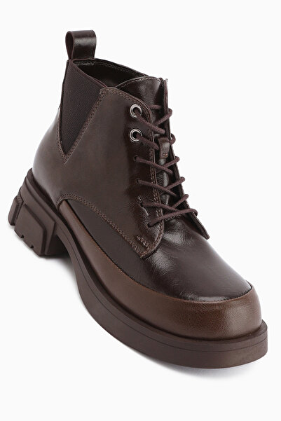 Limoya Luisa Brown Lace-Up Women's Boots