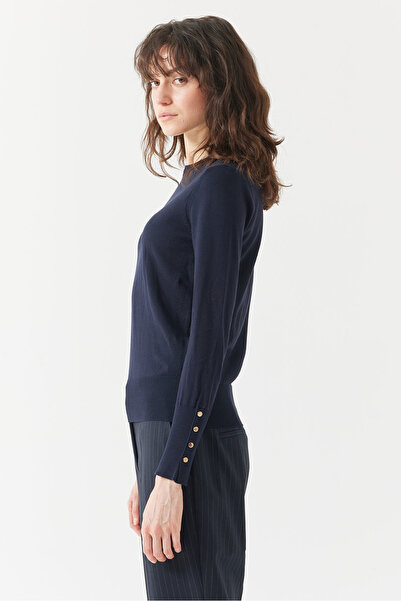 PAULMARK Γυναικείο Πλεκτό πουλόβερ με λαιμόκοψη