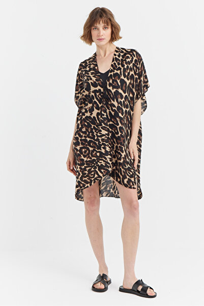 PAULMARK Γυναικείο παρέο με σχέδιο λεοπάρ