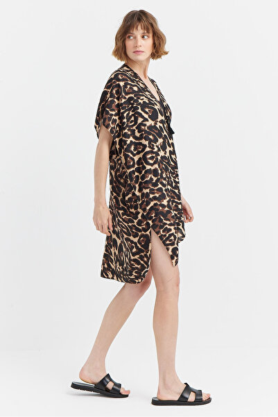 PAULMARK Γυναικείο παρέο με σχέδιο λεοπάρ