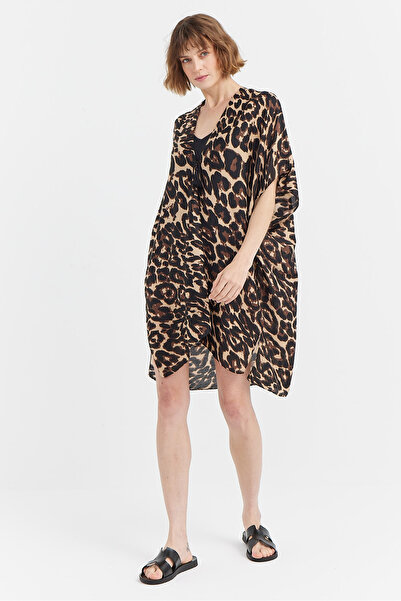 PAULMARK Γυναικείο παρέο με σχέδιο λεοπάρ