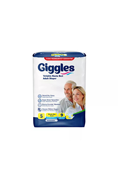 giggles Adult diapers, 8 drops, S, 50-85 cm, 9 pcs,