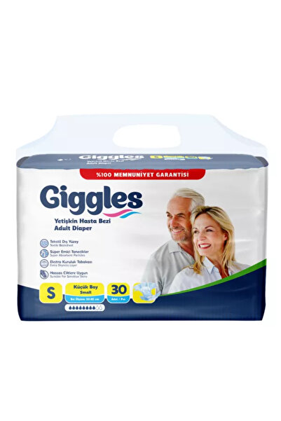 giggles Scutece adulți, 8 picaturi, S, 50-85 cm, 30 buc,