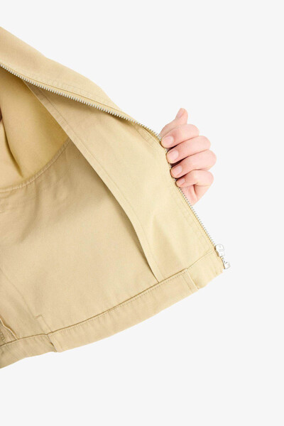 DeFacto Jachetă Camel pentru femei E8598AX/BN561