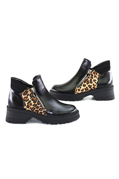 NEBY SHOES Ghete Dama Din Piele Naturala Rozica