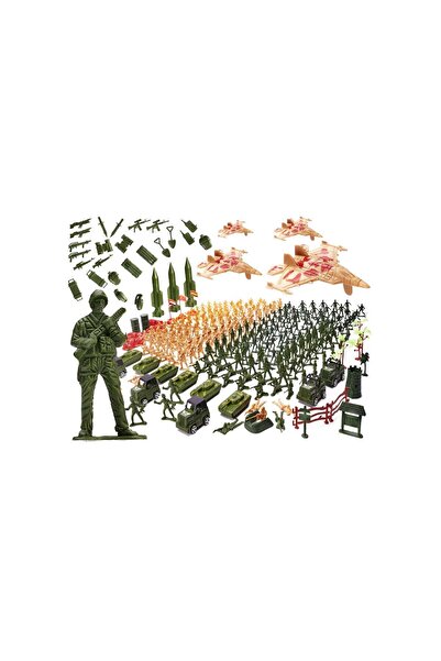 Three top online Set de figurine pentru soldați, bază militară, 307el.