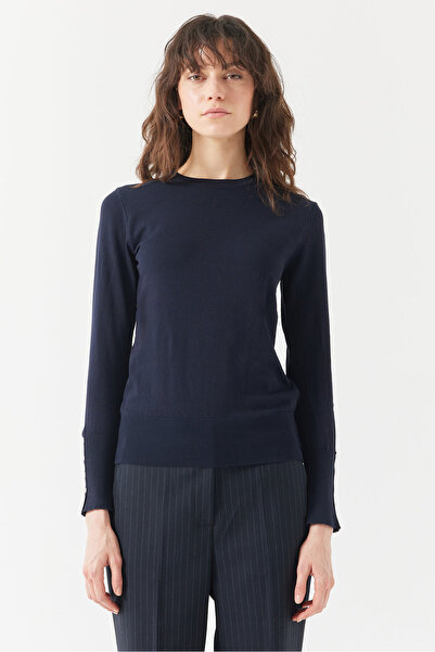 PAULMARK Γυναικείο Πλεκτό πουλόβερ με λαιμόκοψη