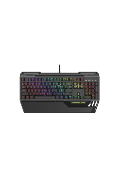 OEM Tastatura mecanica de gaming, GX920 RGB, doua porturi USB, backlight, 108...