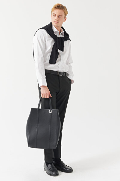 PAULMARK Κλασικό υφασμάτινο παντελόνι εφαρμοστό 3823S