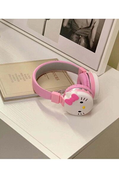 Hello Kitty Foldable Wireless Bluetooth Gaming Headphones with FM and Stereo