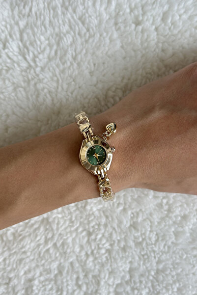 Love The Wind Women's Wristwatch with Heart Cord Charm Detail