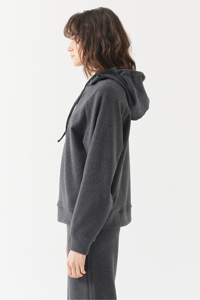 PAULMARK Women's Basic Hooded Sweatshirt