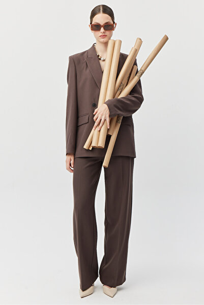 PAULMARK Women's Slim Belted Loose Pants