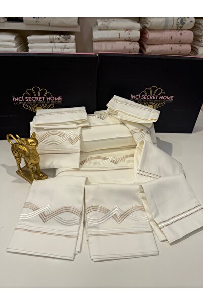 incisecrethome Cotton Satin 90 Thread King Size (240X230) Double Duvet Cover Set – 1St. Classroom Embroidered