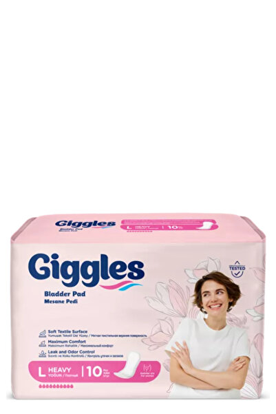 giggles Female Incontinence Pads, Size L, 10 pcs