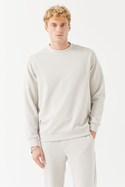 PAULMARK Men's Crew Neck Basic Sweat Top