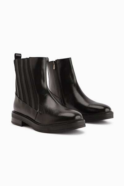 Limoya Lena Black Rubber Detailed Women's Boots