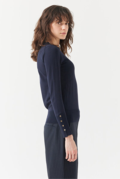 PAULMARK Γυναικείο Πλεκτό πουλόβερ με λαιμόκοψη