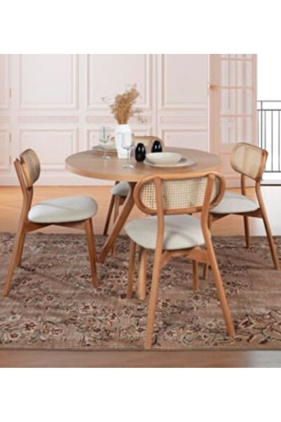 SEZBİL MUTFAK MASA TAKIMI BOHEM TAKIM AHŞAP MASA TAKIMI