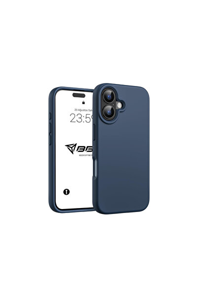 BABİLDEN iPhone 16Plus Kılıf İnce Sıvı Silikon 3 Katmanlı Tam Kaplamalı Yumuş...