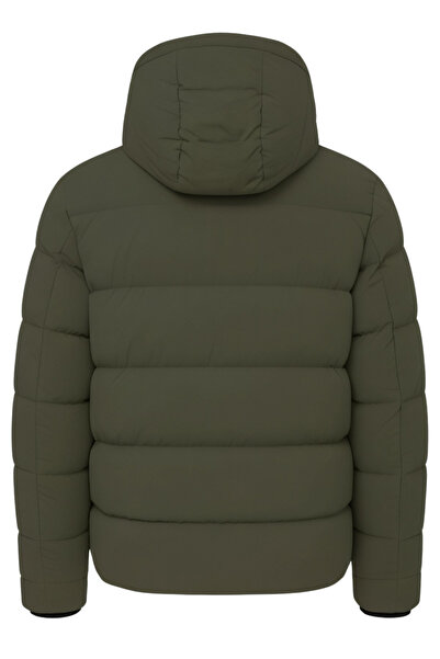 SİVAİST Men's Green Men's Outdoor Waterproof Hooded Winter Coat – Wind and Rain Resistant Coat&Coat