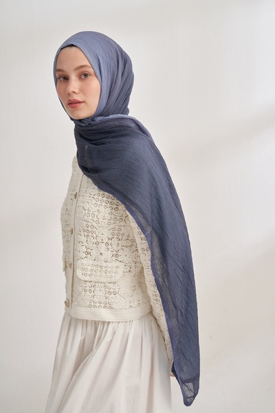 EL&BA Eşarp ve Şal ARMANDA MÜSLİN DEGRADE BİYELİ ŞAL