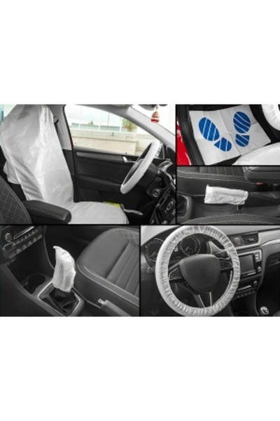 JBM Universal 5-Piece Car Interior Protective Cover Set