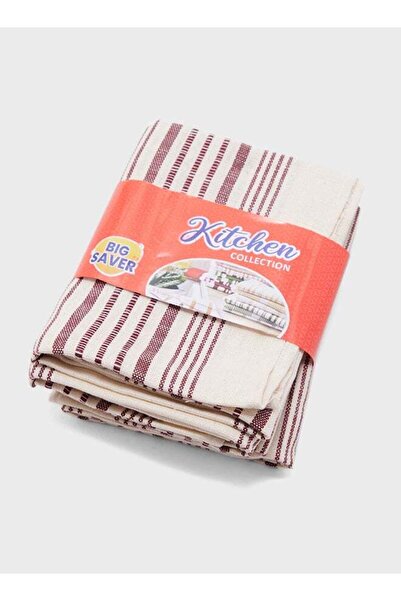 Saf By Arams Premium 100% Cotton Dish Towels, 45x70cm - Set of 4