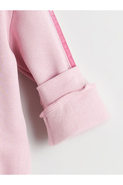 LC Waikiki Girls' Thick Sweatshirt and Sweatpants with Bow