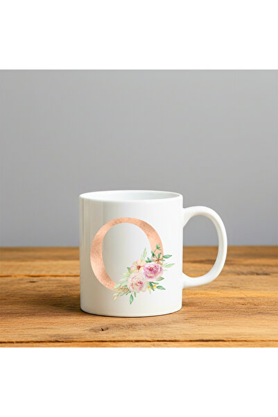 Dekor Letter O Printed-Gift Ceramic Mug Cup