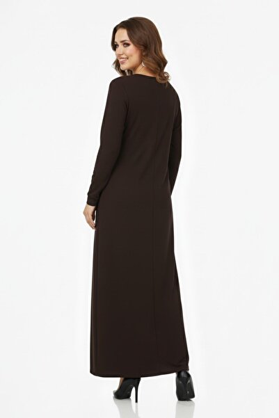 shine Women's Long Sleeve Stone Sandy Dress Bgl-St04663