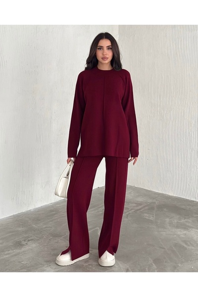 CLB COLLECTION Women's Winter Knitwear Set – Oversized Top and Comfortable Fi...