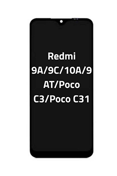 no markte شاشة LCD بديلة لهاتف Redmi 9A/9C/10A/9AT/POCO C3/POCO C31