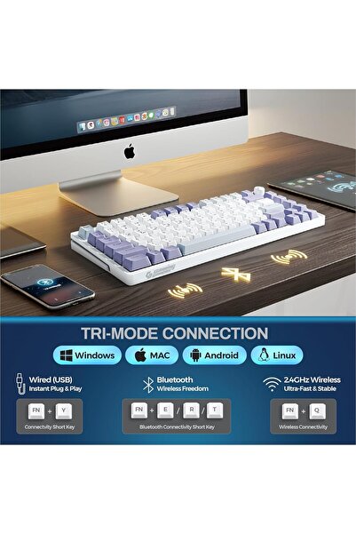 Gaming Gambler 75% Mechanical Keyboard – SKYWAVE AURORA