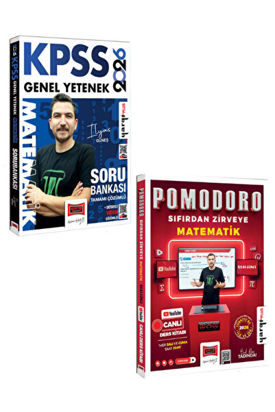 Yargı Yayınları Sıfırdan Zirveye ve 2026 KPSS GY Çözümlü Matematik Soru Banka...